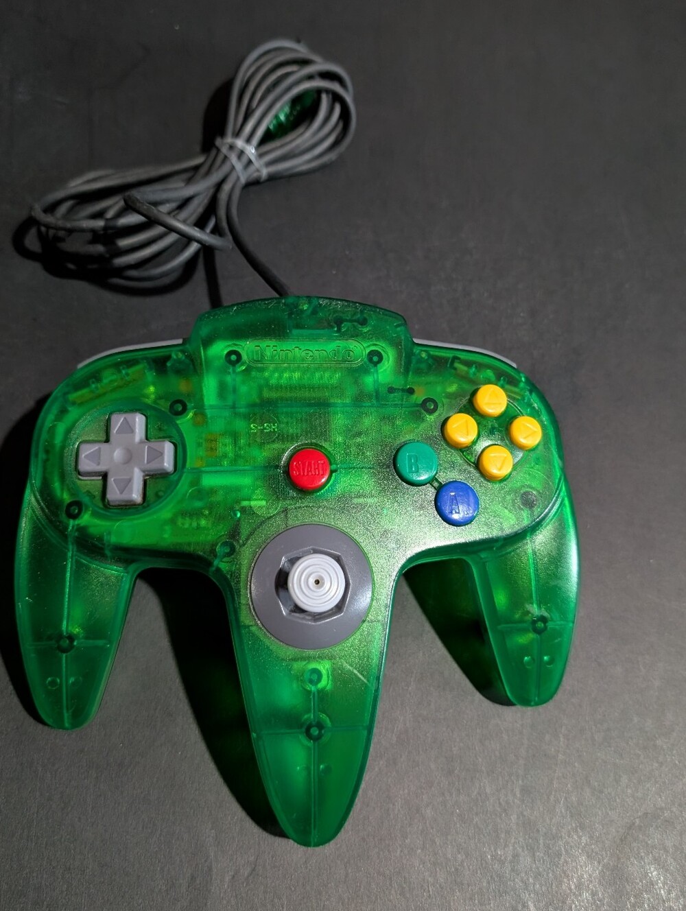 N64 Video Game Controller Jungle Green Tested And Works Nintendo NUS-005